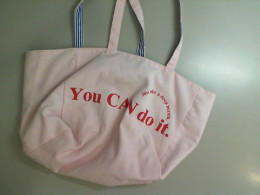 Pink fabric bag Pink fabric bag