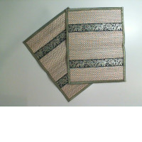 Set of 2 bamboo table napkins