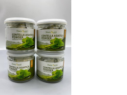 set of 4 pieces Thailand brand MoonFarms, centella asiatica powder for making a drink , a dietary supplement powder, 50 g.