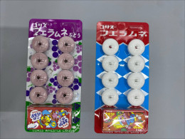 Set of 2 Coris Fue Ramune whistle candies from Japan are available in grape and original flavors.