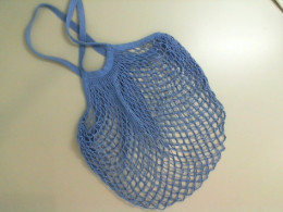 Wicker bag blue