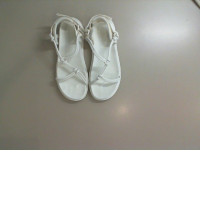 White open shoes, women's