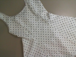 White short polka dot dress