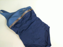 Blue one-piece swimsuit Blue one-piece swimsuit