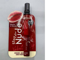 Smooto Stay More Nude Velvet Lip Tint in shade #24 More Charming is a matte lip tint that provides moisture.