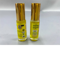 Set of 2 Yellow Thai herbal oil with a roller ball applicator for easy application. Bodhi Tree brand.