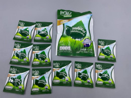 Set of 11 PREAW Chlorophyll Dietary Supplement Powder, featuring chlorophyll derived from wheatgrass imported from Australia. 