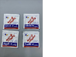 Set of 4 Stronk-K (Thavorn) Electrolyte Beverage powder in orange flavor. 