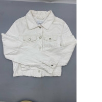Women's white denim jacket