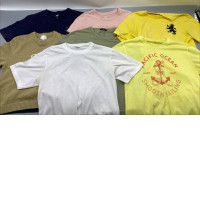 Set of 7 Men's short-sleeved crew neck t-shirt