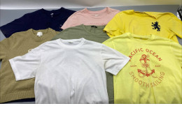 Set of 7 Men's short-sleeved crew neck t-shirt