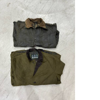 a set of two work jackets