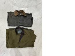 a set of two work jackets