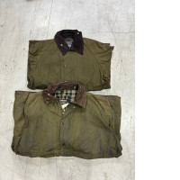 a set of two work jackets