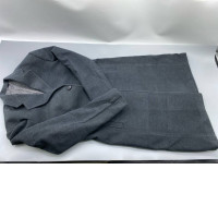 Women's long winter coat, gray.