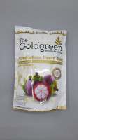 snack of freeze-dried mangosteen from The Goldgreen brand. 