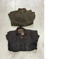 a set of two work jackets