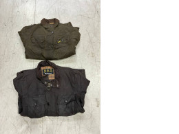 a set of two work jackets