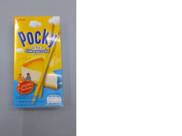 Glico Pocky Baked Cheesecake flavored biscuit sticks, a limited edition snack. 