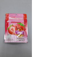 Jack 'n Jill Dewberry Chews strawberry-flavored soft candies. 