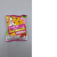  package of Lotte Koala's March Strawberry flavored biscuits. 
