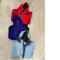 set of three hooded windbreakers