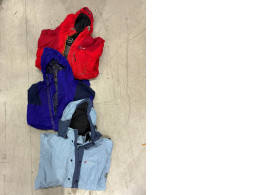 set of three hooded windbreakers