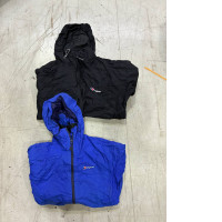 set of two hooded windbreakers