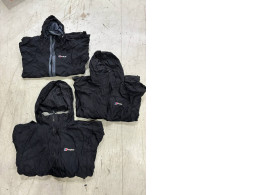 set of three windbreakers with hoods