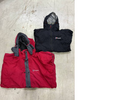 a set of two hooded sports jackets