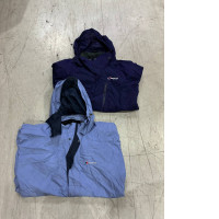 set of two windbreakers with hood