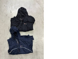 set of two sports windbreakers with a hood