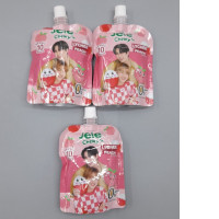 Set of 3 Chewy lychee and peach flavored jelly, starring Thai actors Seepruk and Nunew Chawarin. Set of 3 Chewy lychee and peach flavored jelly, starring Thai actors Seepruk and Nunew Chawarin.