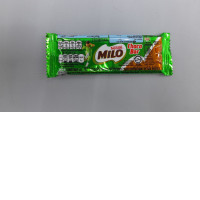 Nestlé Milo Choco Bar, a chocolate-flavored confectionery snack containing malt and milk. 