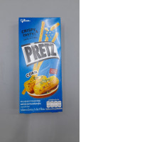 Glico Pretz Corn flavor biscuit sticks. 
