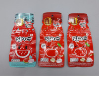 Set of 3 Playmore brand sugar-free cooling menthol candies in watermelon and apple flavors. 
