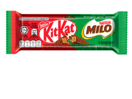 KitKat Milo chocolate wafer bar.