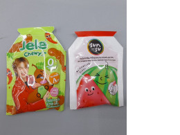 Set of 2 Jelè jelly ice and Sunsu jelly candy.