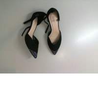 Women's black high heel shoes