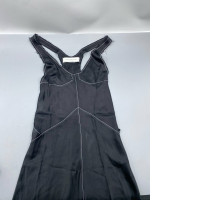  Zara Woman Studio black satin mini slip dress. 