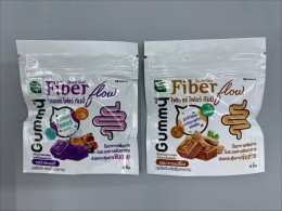 Set of 2 HandyHerb Fiber Gummy Tamarind and Mixed Berry Gummy