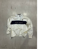 White windbreaker jacket