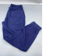 Drake's Navy Cotton Jogging Bottoms. 