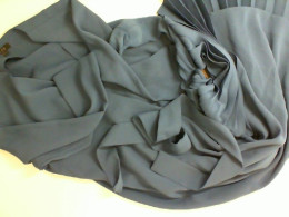 Blue women's dress with a belt