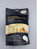 Tai Guo Pin Thai Toasted Coconut Crispy Chips, a snack product from Thailand. 