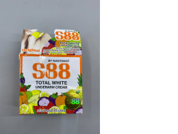 S88 Total White underarm cream from Nanthawat, designed to reduce underarm darkness and improve skin texture for a smoother appearance.