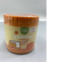  Lita Vitamin C Brightening Body Scrub, a skincare item intended for body exfoliation. 