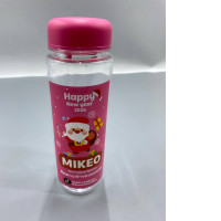 Empty Christmas-themed jar. Empty Christmas-themed jar.