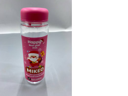 Empty Christmas-themed jar. Empty Christmas-themed jar.