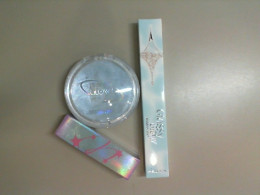 Glassy Glow 3-Piece Makeup Set. Shadow Stick. Glitter Eyeshadow Stick. Fluffy Glowy